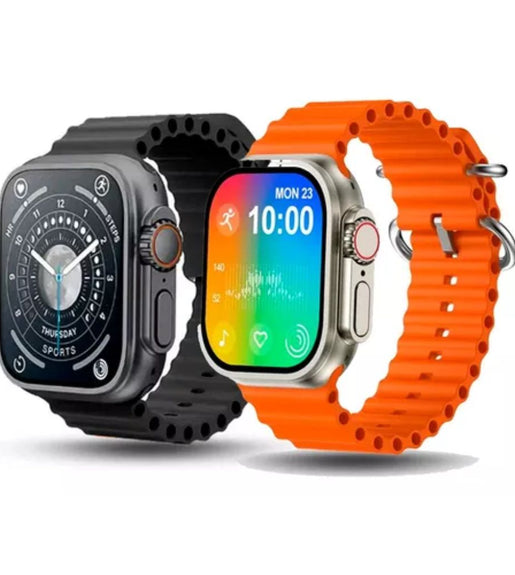 Smartwatch GS Ultra 2 com 5 Pulseiras + Case Protetor e Película-Preto