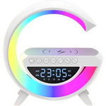 G Speaker Smart Station Luminária Relógio c/ Som Bluetooth