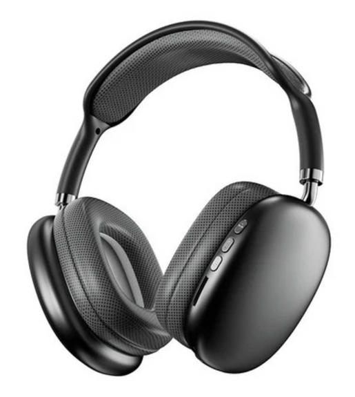 Fone De Ouvido Bluetooth P9 Air - S/ Fio Wireless Headphone -Preto