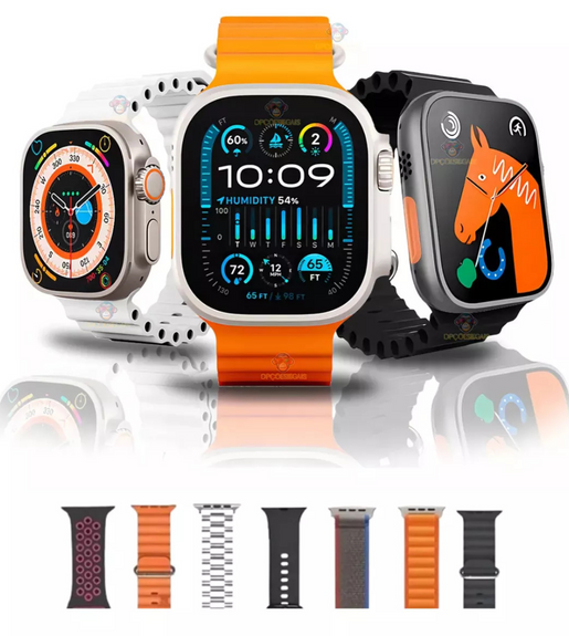 Smartwatch Ultra 9 - 49mm c/ 7 Pulseiras
