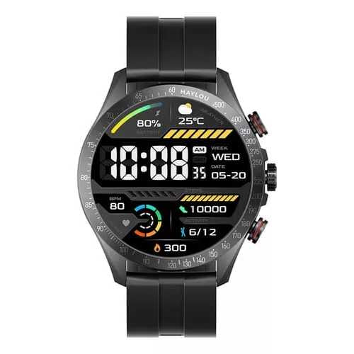 Smartwatch Xiaomi Haylou Solar Pro Amoled A Prova Dagua - Preto