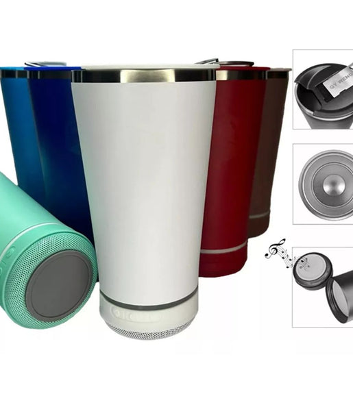 Copo Térmico 400ml com Caixa de Som - Personalizado