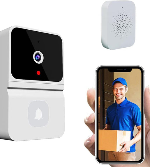 Campainha de vídeo inteligente WIFI com visão noturna com App Premium