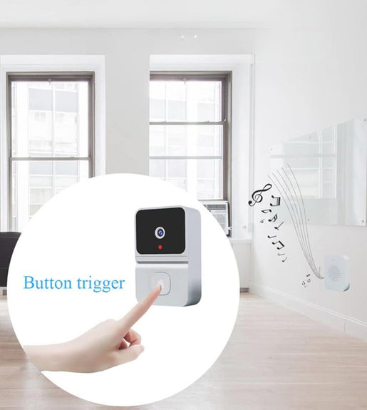 Campainha de vídeo inteligente WIFI com visão noturna com App Premium